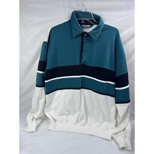 Puritan Special Edition Vintage 80s Pullover Polo Preppy Rugby Color Block
